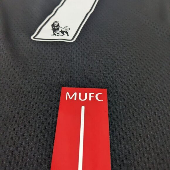 Ronaldo #7 2008/09 Manchester United Nike Black Away Retro Longsleeve Jersey - Picture 8 of 9